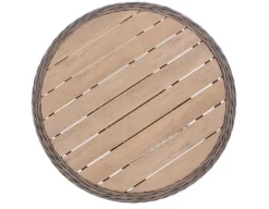 Rio Dusty Cafesæt m/2 pos stole - Ø 70 cm - m/vandafv. hynder