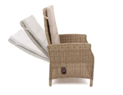 Rio Dusty Havemøbelsæt m/6 pos stole - 94x210 cm - m/vandafv. hynder