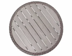 Rio Grå Cafesæt m/2 spisestole - Ø 70 cm