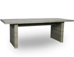 Rio Grå Havemøbelsæt m/6 loungestole - 94x210 cm - m/vandafv. hynder