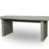 Rio Grå Havemøbelsæt m/6 spisestole - 94x210 cm