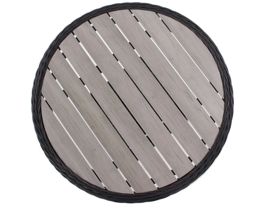 Rio Sort Cafebord - Ø 70 cm