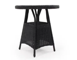 Rio Sort Cafebord - Ø 70 cm