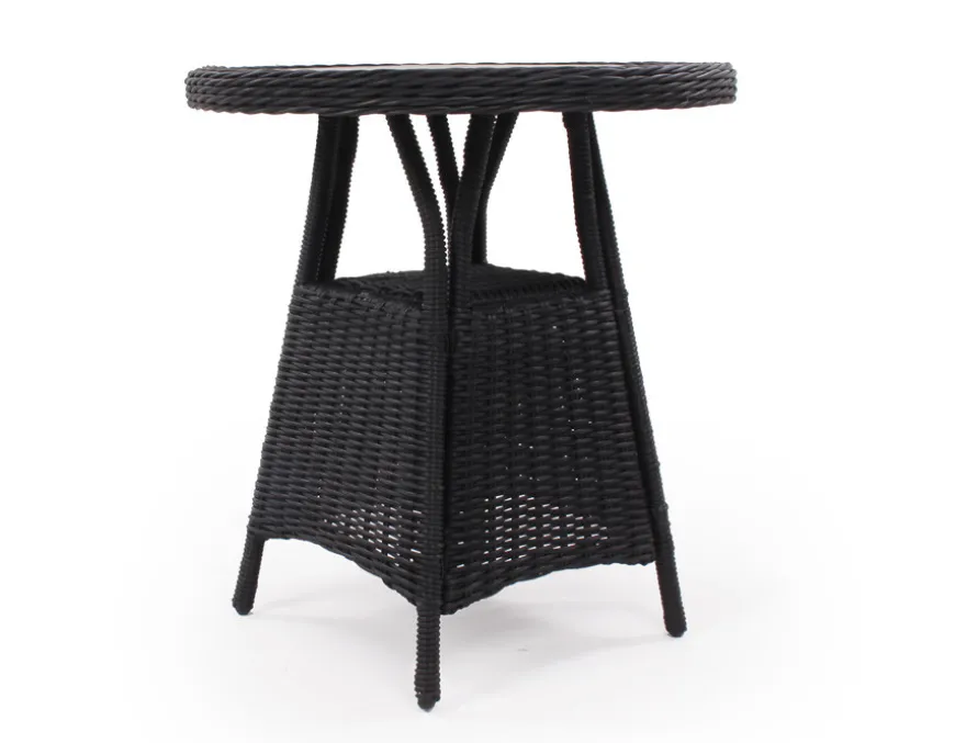 Rio Sort Cafebord - Ø 70 cm
