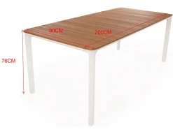 Ronja Cebu Dusty 2-line Havemøbelsæt - 90x200 cm
