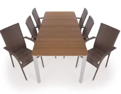 Ronja Geneve Dusty 2-line Havemøbelsæt - 90x200 cm
