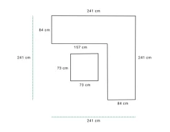 Sala Modul hjørnesæt m/vandafv. hynder