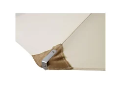 Sanne Olefin Markedsparasol 3x3 Meter - Natur