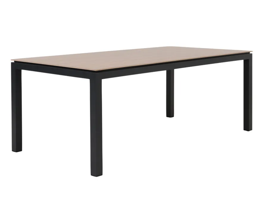 Selma Andrea Havemøbelsæt - 100x200 cm - Antracitgrå