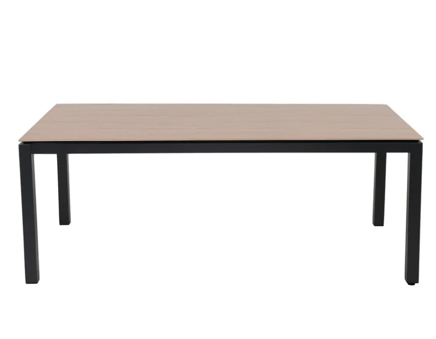 Selma Andrea Havemøbelsæt - 100x200 cm - Antracitgrå