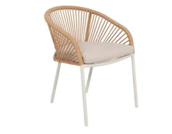 Selma Nora Havemøbelsæt - 100x200 cm - Gråhvid