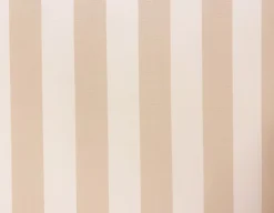 Signe Markedsparasol 3x3 Meter - Hvid/Beige Stribet