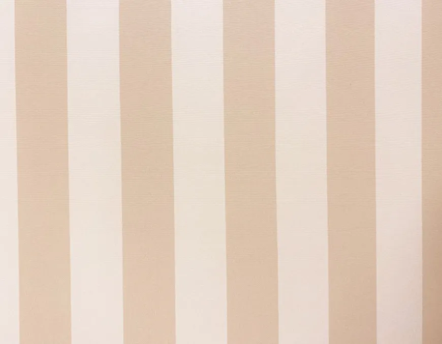 Signe Markedsparasol 3x3 Meter - Hvid/Beige Stribet