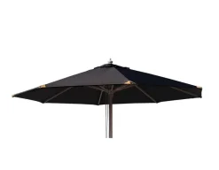 Signe Parasol Ø 3 meter - 2-delt - Sort