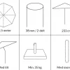 Signe Parasol Ø 2,5 meter m/tilt - Blå