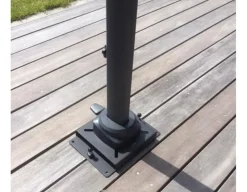 Smartfoot Parasolholder til Hængeparasol til Træterrasse - Stor