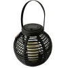 Solar lanterne, sort, Ø:21 x H: 21 cm
