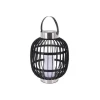 Solar lanterne, sort, Ø:35 x H: 44 cm