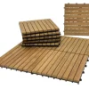 Teak Gulvfliser - Kerneteak