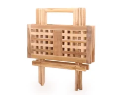 Teak Klapbord firkantet