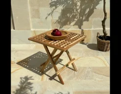Teak Klapbord firkantet