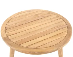 Teak Sidebord - Ø50 cm