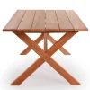 Thor Teak Plankebord m/x-legs - 100x240 cm