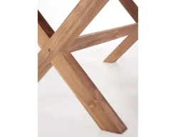 Thor Teak Plankebord m/x-legs - 100x240 cm