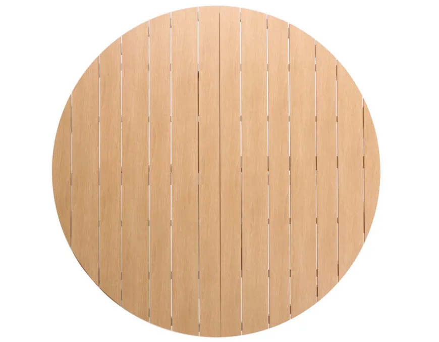 Tina Sonja Havemøbelsæt m/6 stole - Ø152 cm - Gråhvid